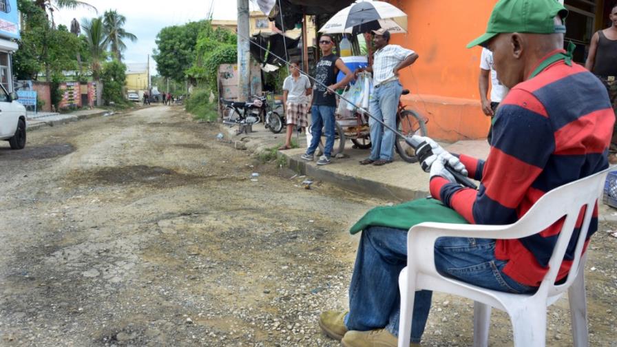Calles de Cancino Adentro, abandono total