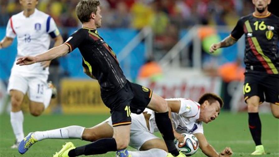 Rusia vence 1-0 a Argelia en el descanso; Bélgica y Surcorea empatan 0-0