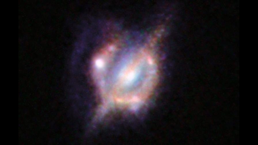 Astrónomos obtienen la imagen más clara y nítida de una colisión de galaxias