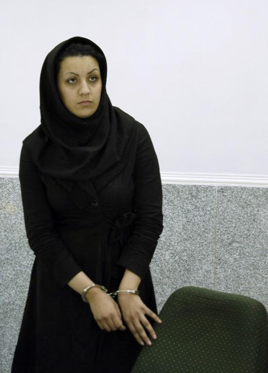 Irán ahorca a mujer que mató a presunto violador