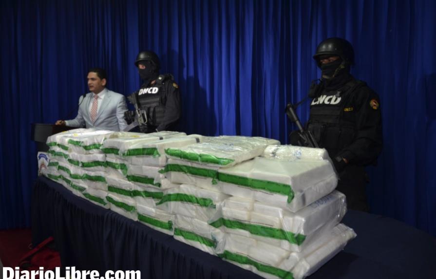 Droga Caucedo pesó 191 kilos coca y dos de heroína