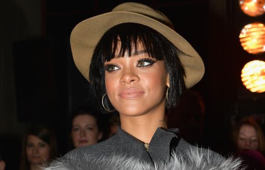 Rihanna en el desfile de Lanvin en PFW