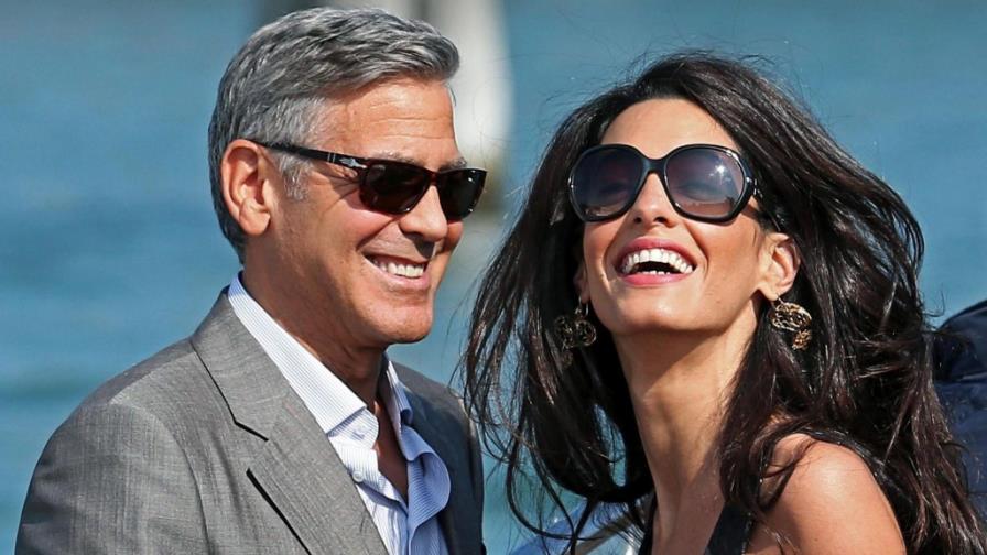 George Clooney se casó en Venecia con la abogada Amal Alamuddin