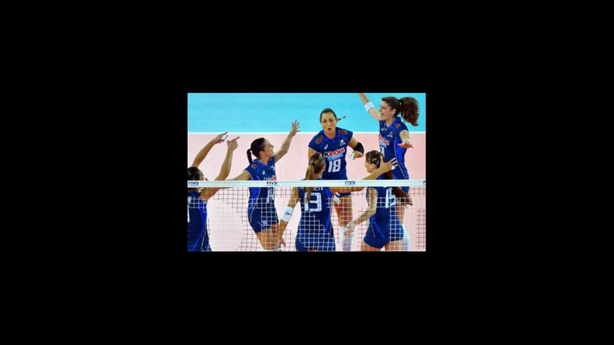 Italia gana y empata con dominicana en el Mundial de Voleibol Femenino