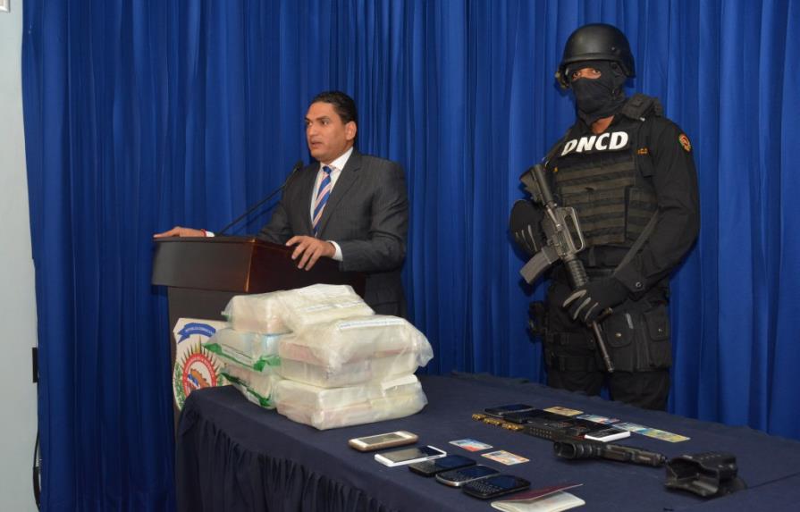 DNCD apresa a seis supuestos integrantes de red de narcotráfico internacional