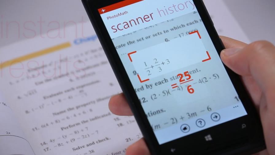 Una aplicación resuelve cálculos matemáticos con la cámara del móvil Una aplicación resuelve cálculos matemáticos con la cámara del móvil