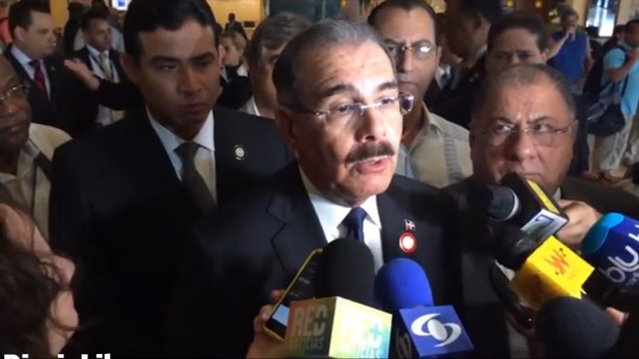 Danilo Medina afirma que no aceptará que se atente contra la soberanía