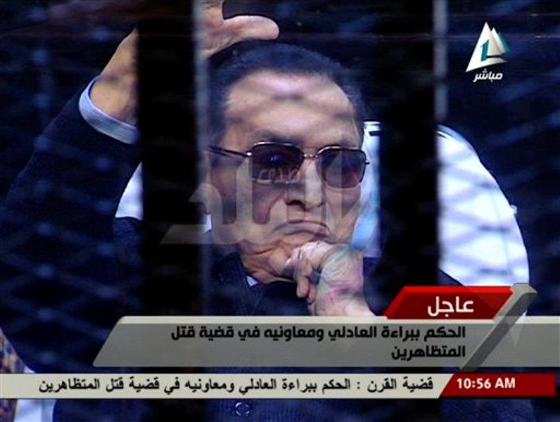 Corte egipcia desestima los cargos contra Mubarak