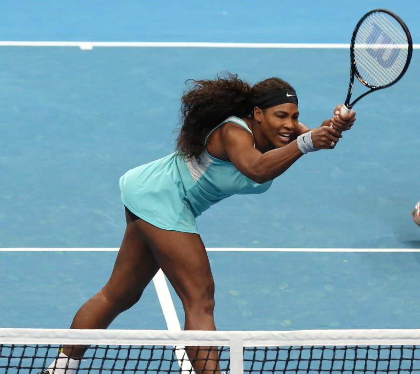 Serena Williams debutó el domingo con un triunfo individual en la Liga Internacional Premier de Tenis,