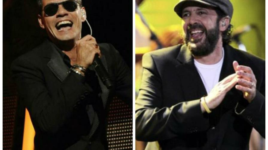 Juan Luis Guerra y Marc Anthony, juntos por primera vez en gira de conciertos Juan Luis Guerra y Marc Anthony, juntos por primera vez en gira de conciertos