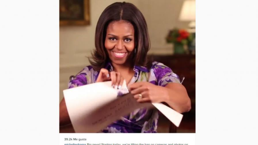Michelle Obama anuncia que permitirán a visitantes tomar fotos en Casa Blanca