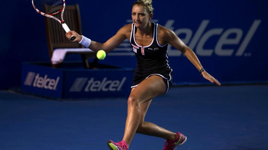 Suiza Timea Bacsinszky, la campeona en abierto de Acapulco de tenis