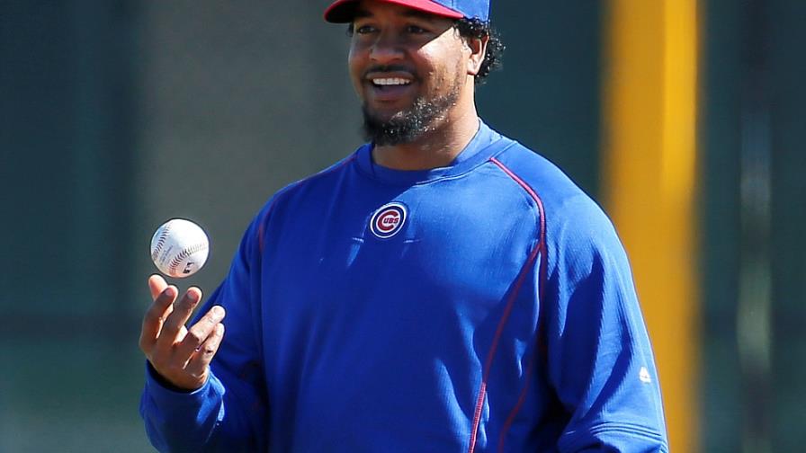 Manny Ramírez, ídolo para los jóvenes Cachorros