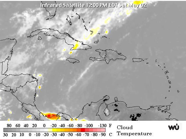 Se aproxima vaguada que podría generar chubascos en zonas de fuegos forestales