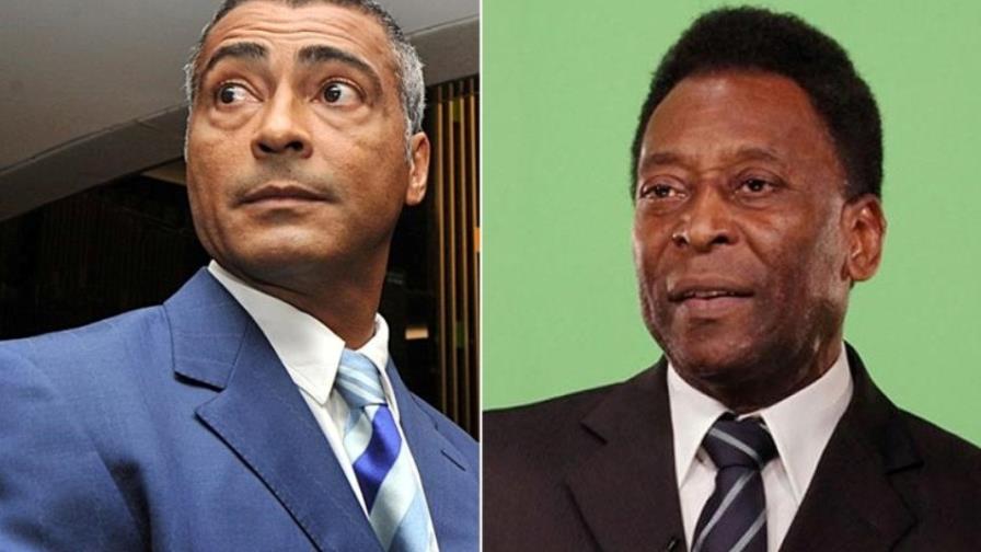 Se enfrentan senador Romario y Pelé por apoyo a la reelección de Blatter en la FIFA