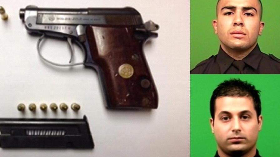 Policía sorprende a dos dominicanos mientras disparaban a víctima en el Alto Manhattan Policía sorprende a dos dominicanos mientras disparaban a víctima en el Alto Manhattan