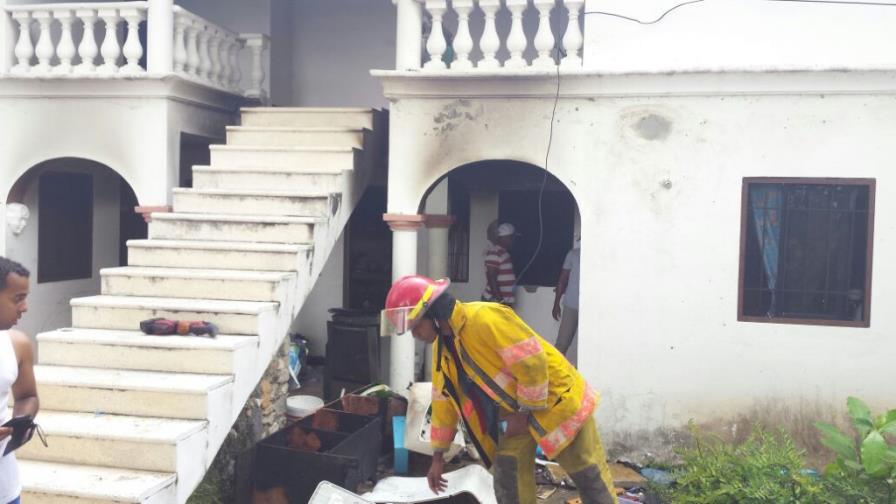 Un hombre sufre quemaduras por explosión tanque de gas en Punta Cana