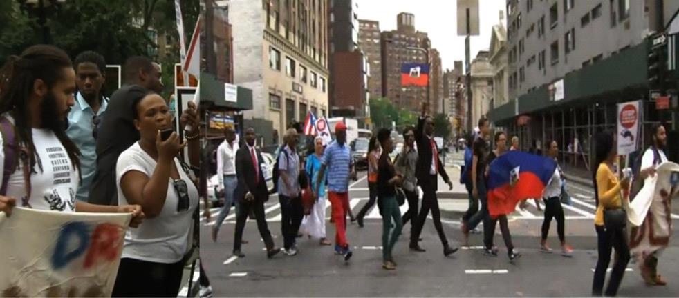 Haitianos se movilizan contra el país en Nueva York y otras ciudades de EEUU