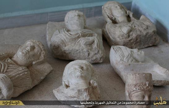 Estado Islámico dice que destruyó antigüedades de Palmira