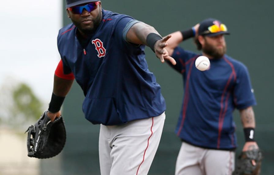 El dominicano David Ortiz será el inicialista de Boston en la pretemporada del 2015