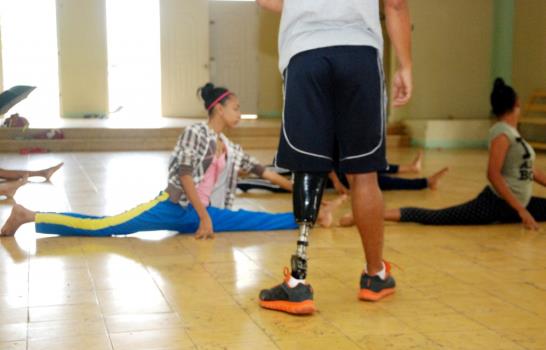 El gimnasta con pierna de “robot”