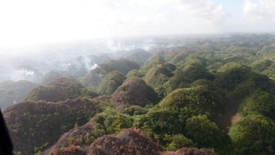Los Haitises arden por decenas de incendios