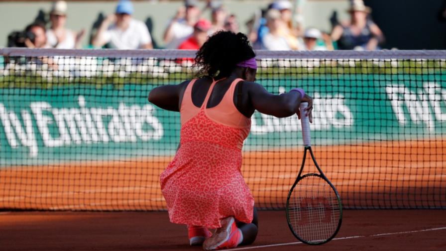 Serena Williams llega enferma a final de Roland Garros