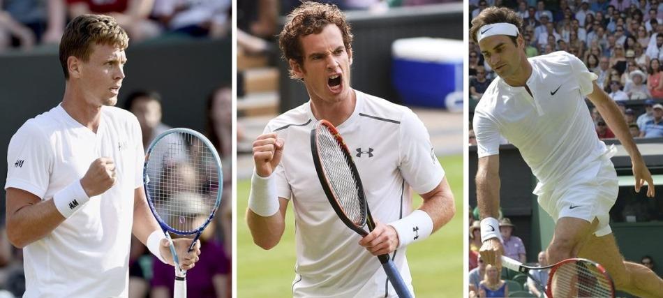 Federer, Murray y Berdych, con paso firme en Wimbledon; Kvitova se despide
