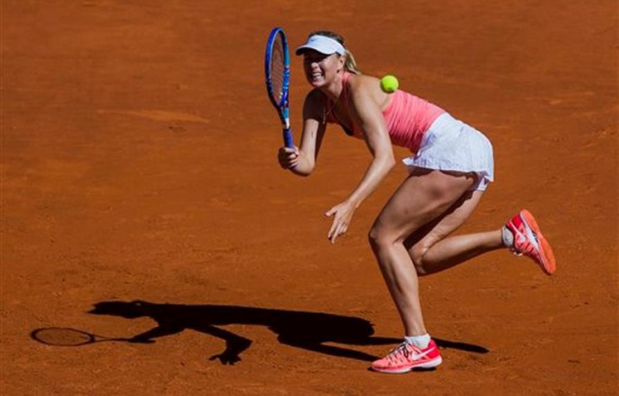 Maria Sharapova avanza a cuartos de final en Madrid, en abierto de tenis