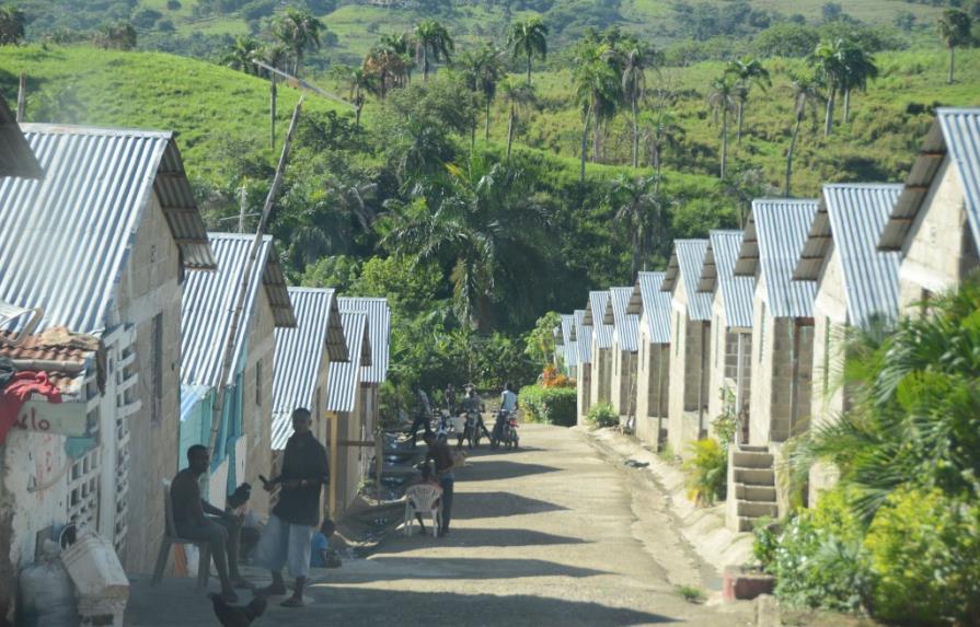 A barrio for undocumented Haitians is built in Montellano