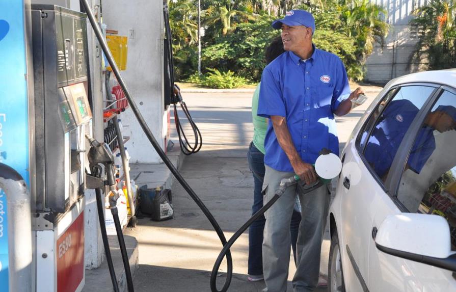 Combustibles suben entre RD$1.20 y RD$4.10, excepto Gas Natural