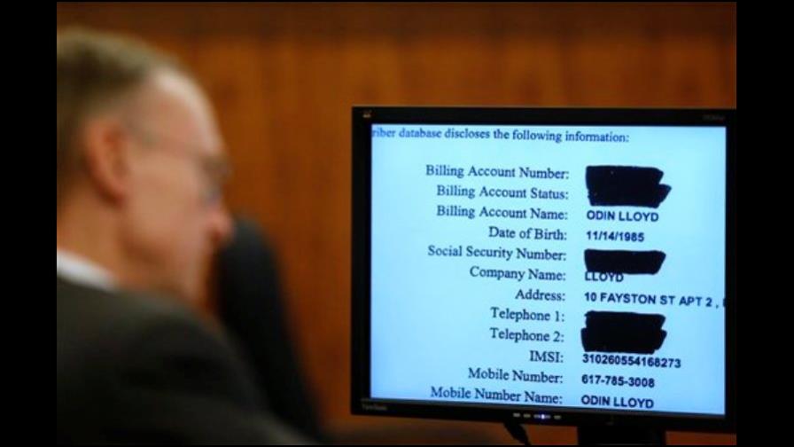 Teléfono de víctima siguió recorrido de Aaron Hernández