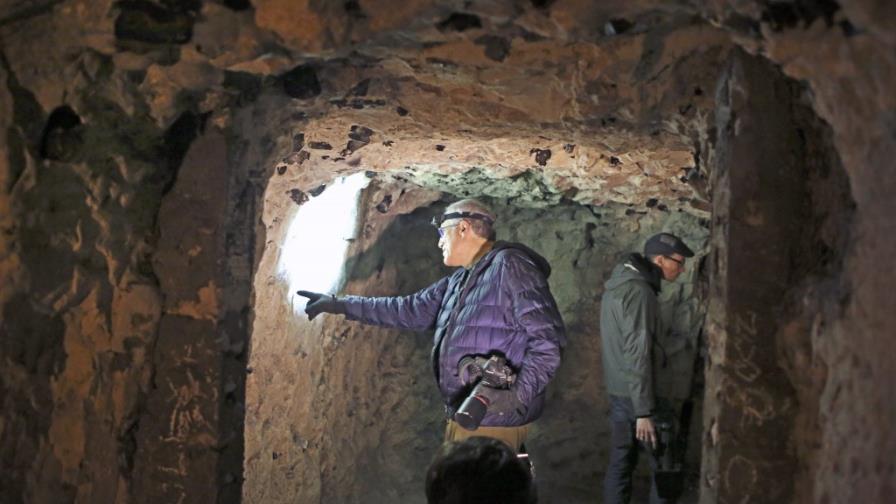 Grafitos en túneles, testimonios de la Primera Guerra Mundial