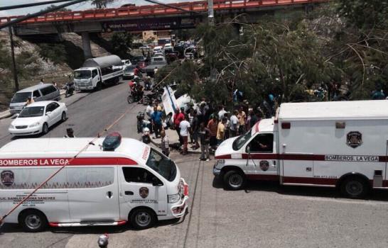 Dos mueren y siete resultan heridos en choque ocurrido en La Vega