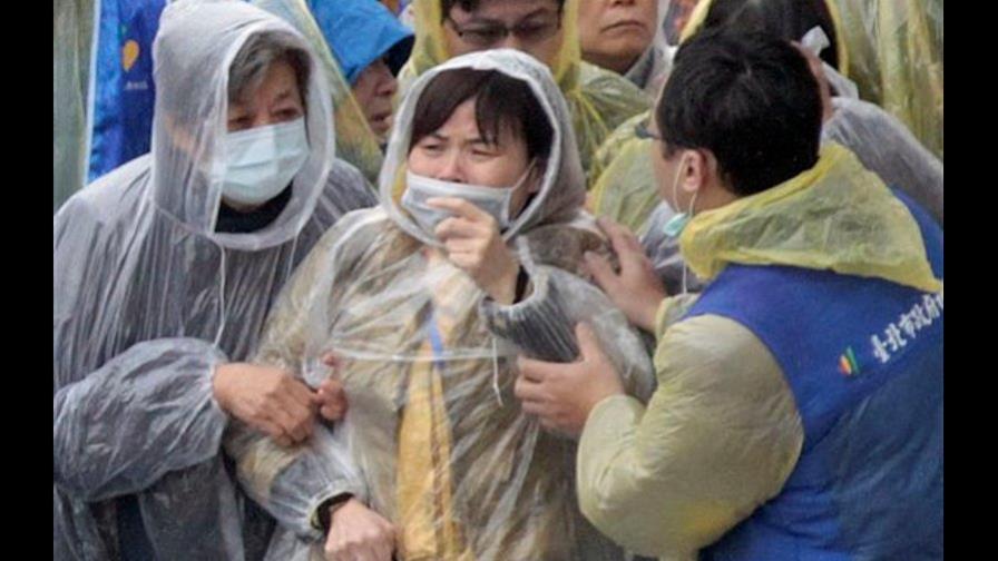 El avión estrellado en Taiwán perdió potencia en los motores