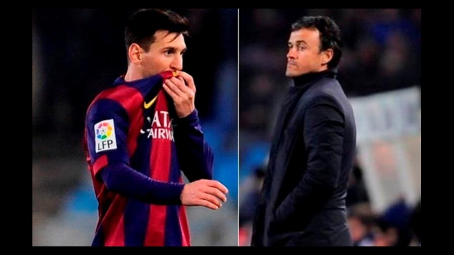 El técnico del Barcelona niega tener mala relación con Lionel Messi