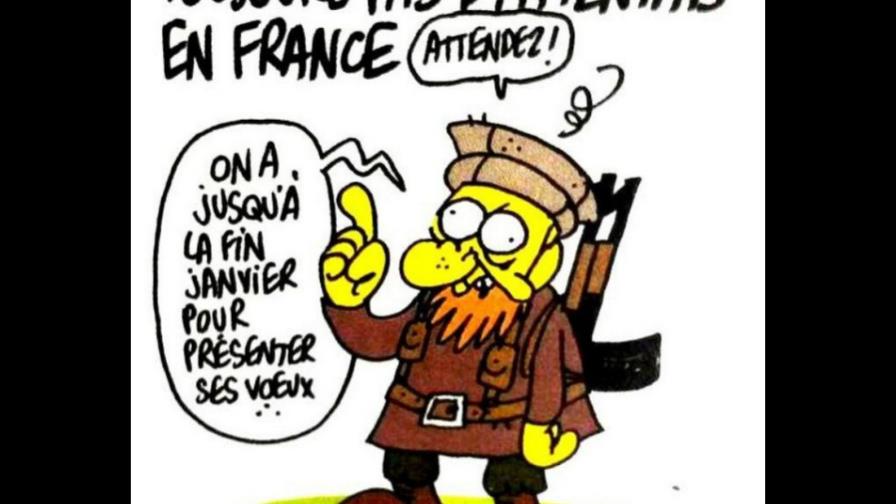 La caricatura premonitoria del último número del semanario Charlie Hebdo