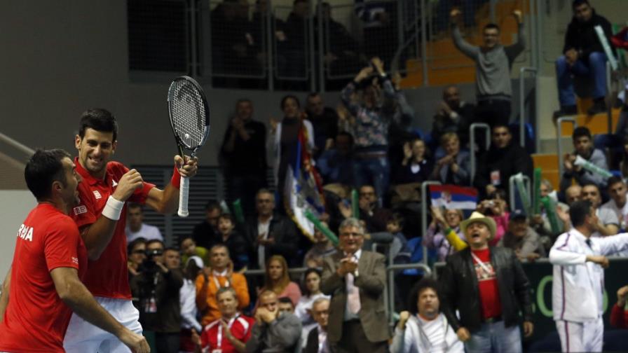Serbia supera a Croacia y avanza en Copa Davis