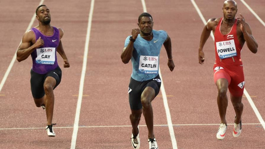 Justin Gatlin vuela ante Powell y lanza un nuevo aviso a Bolt