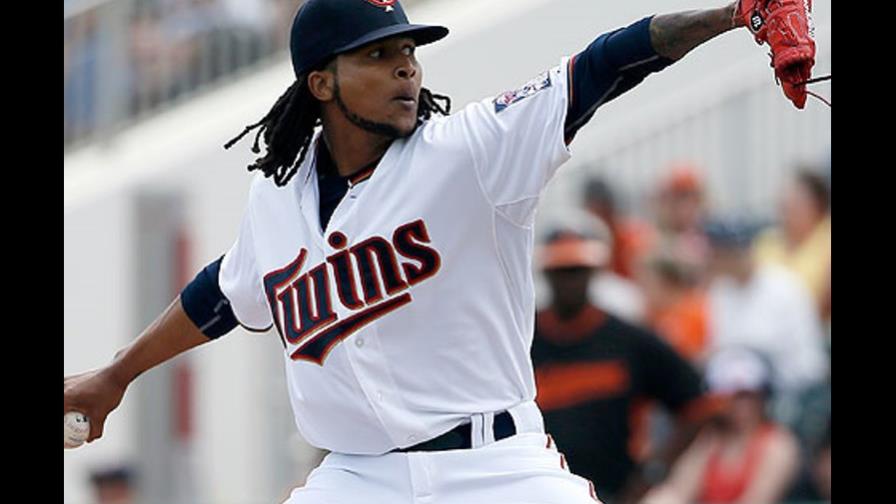 El dominicano Ervin Santana con notable progreso con Minnesota