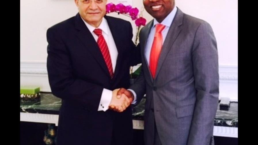 Embajadores dominicano y haitiano en Washington se reúnen Embajadores dominicano y haitiano en Washington se reúnen