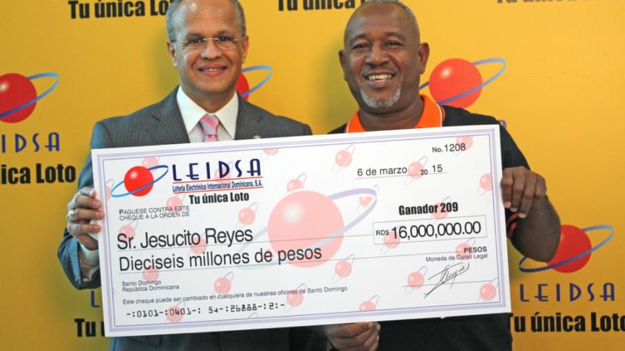 Un chofer de concho se gana RD$16 millones en la Leidsa