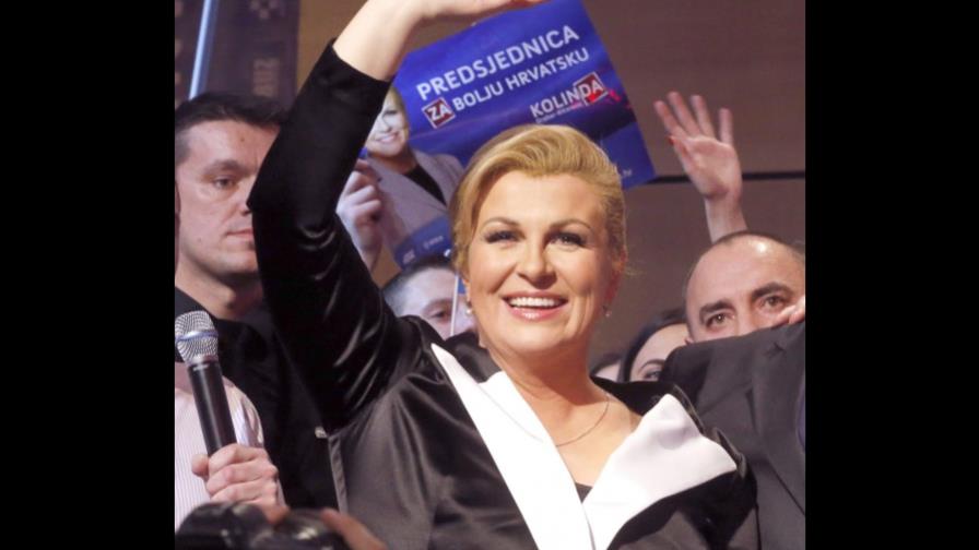 Croacia elige a su primera presidenta, la conservadora Grabar-Kitarovic