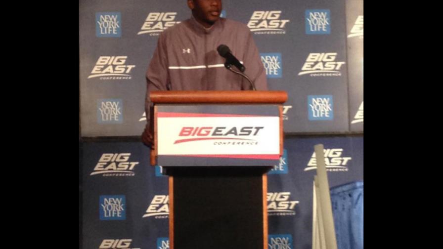 Ángel Delgado, electo Novato del Año del Big East