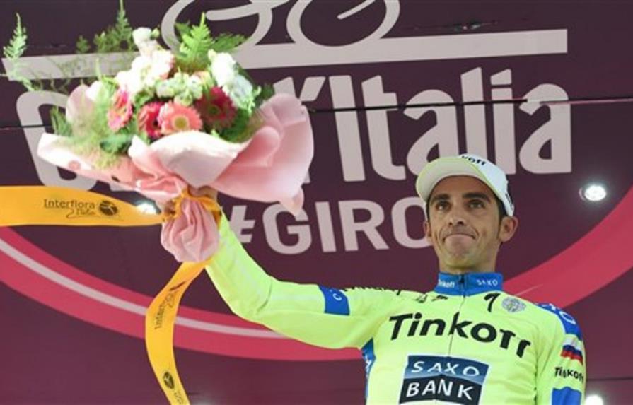 Contador se lastima brazo en 6ta etapa del Giro en Italia