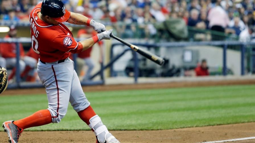 Nacionales despiertan al bate; doblegan 7-2 a Cerveceros