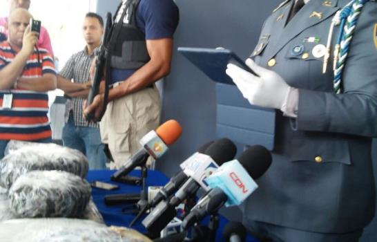 Policía Nacional decomisa más de 59 kilos de droga