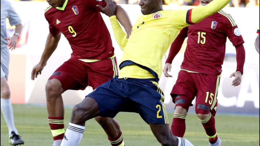 Rondón fue el autor del gol que dio triunfo a Venezuela