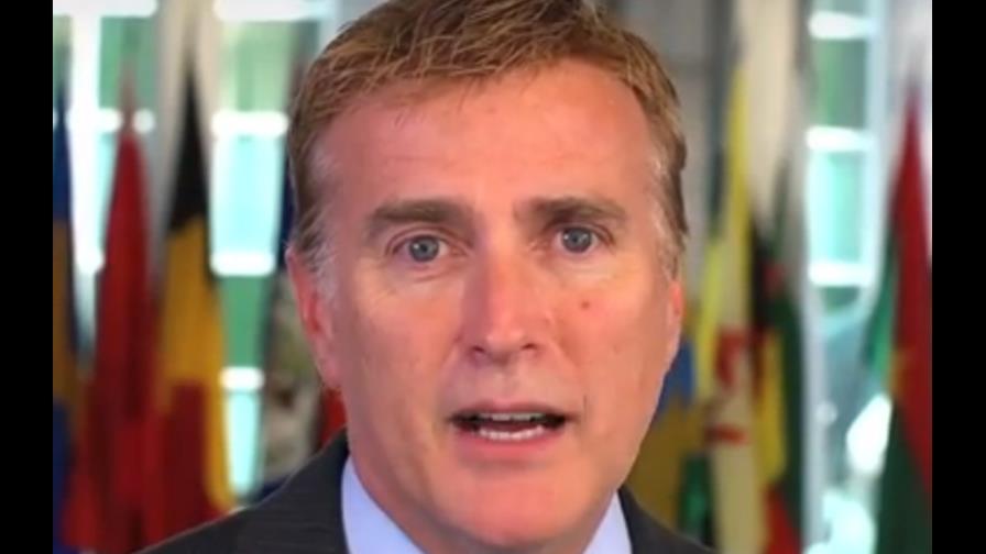 Embajador de los Estados Unidos visita el Palacio Nacional, evade periodistas Embajador de los Estados Unidos visita el Palacio Nacional, evade periodistas