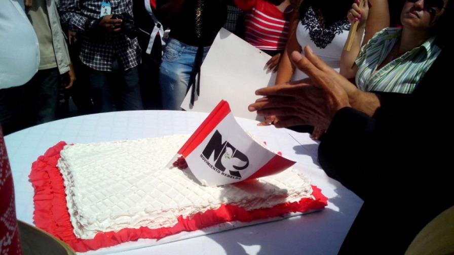 Seguidores del Movimiento Rebelde piden reconocimiento a la JCE